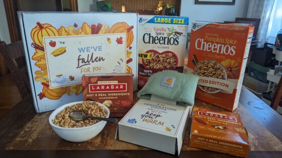 Some Fall items form General Mills