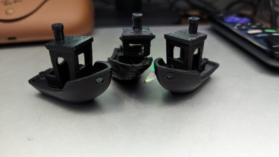 some 3D Benchy prints