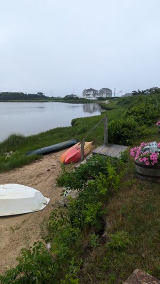 walking along great bay