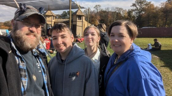 At the Connecticut renaissance faire