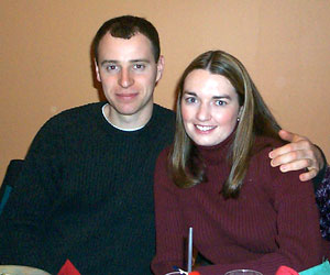 Mike Walach (pictured here with his fiance Anna) is a fine craftsman and a mean dancer.