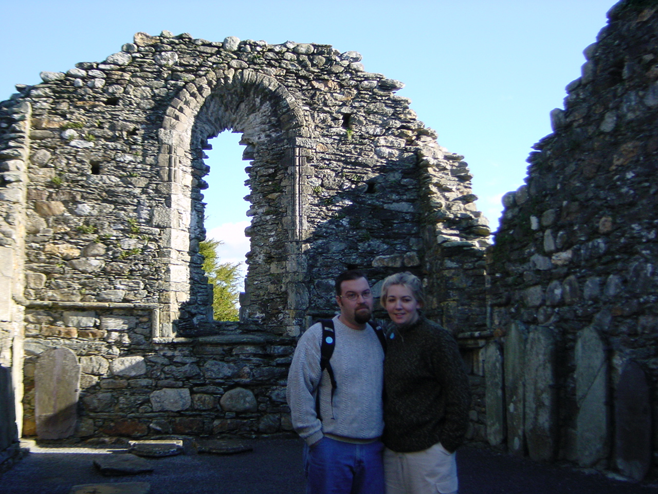 Allison and Drew in Glendalough