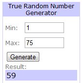 Random.org Winner