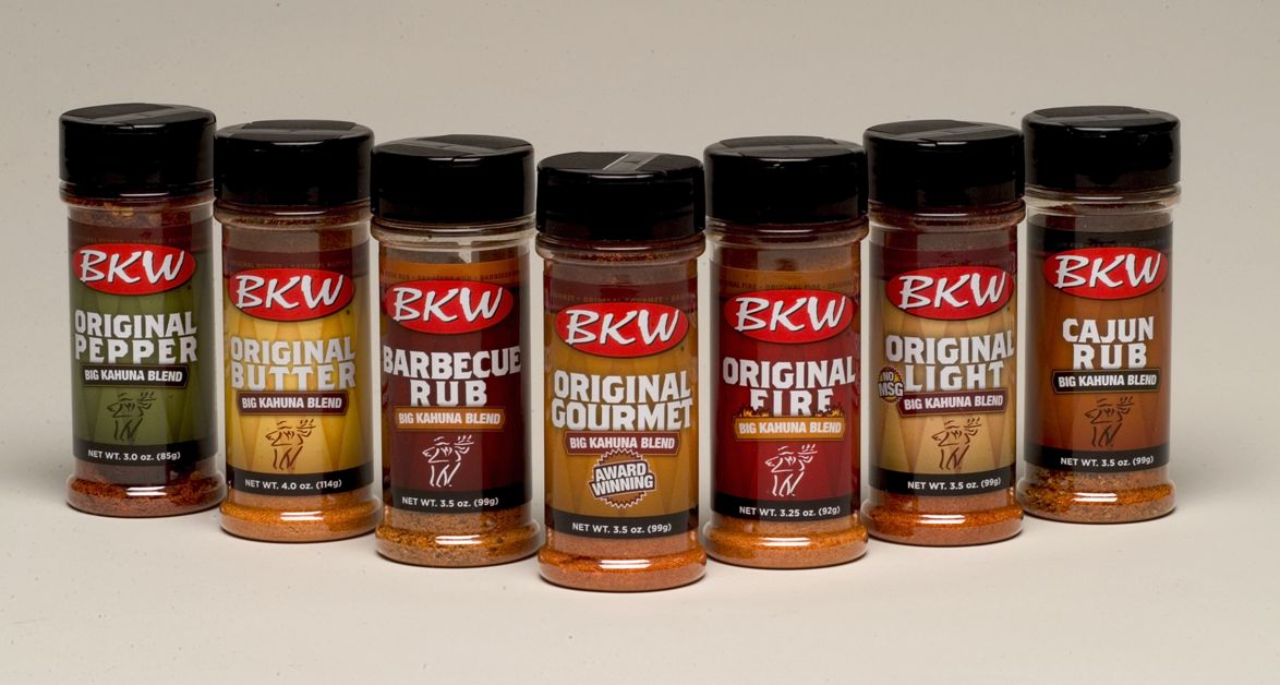 BKW Seasonings - Experience the Truly Unique Flavor - BWK Original Gourmet Big Kahuna Blend