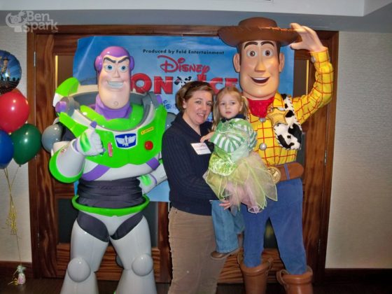 Allison and Eva Meet Woody and Buzz