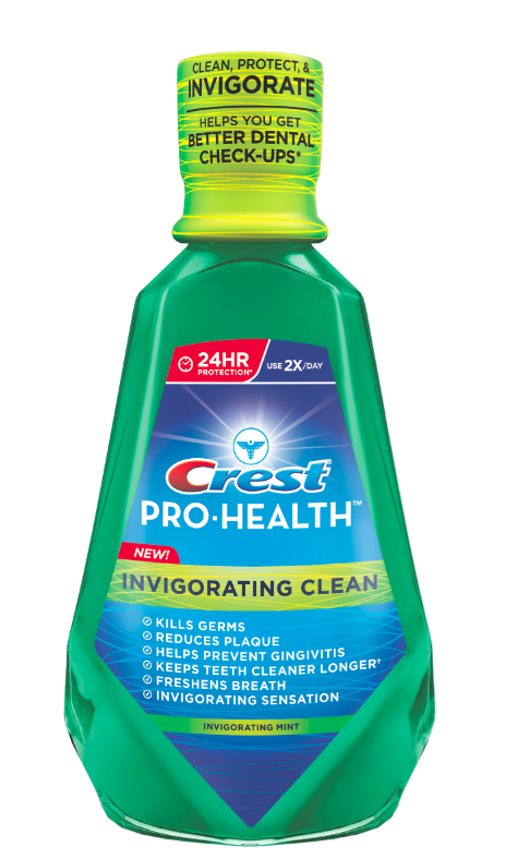 Starting my Crest Pro-Health Invigorating Clean Multi-Protection Rinse Test Drive