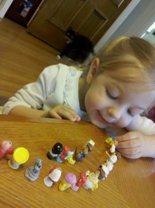 Eva and her Squinkies