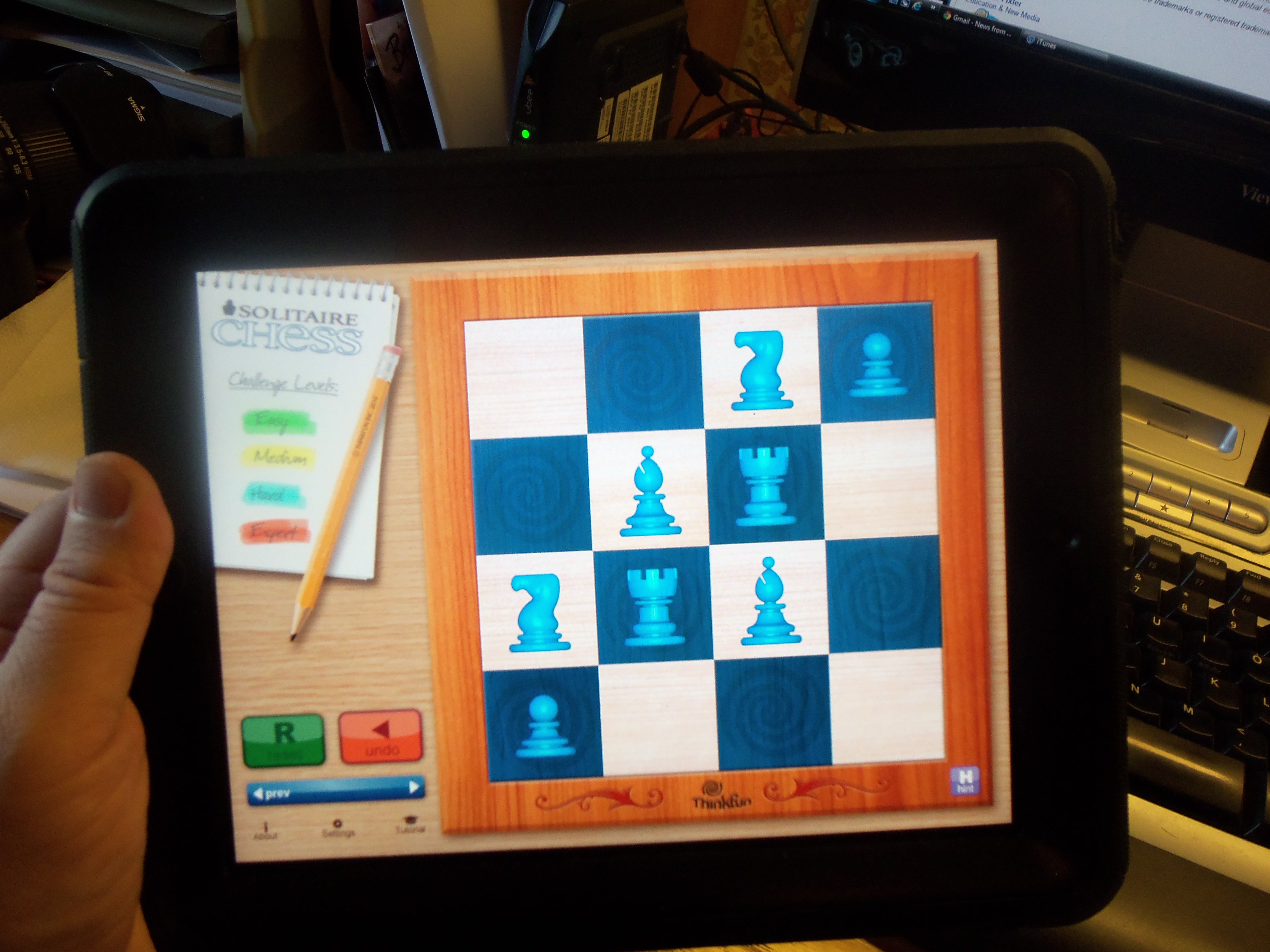Challenge Your Brain With ThinkFun’s Solitaire Chess