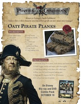 Pirate Oat Planks