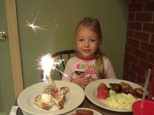 Birthday Breakfast Sparkler!