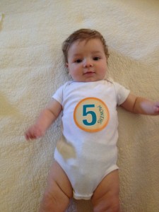 Andrew Turned 5 Months Today