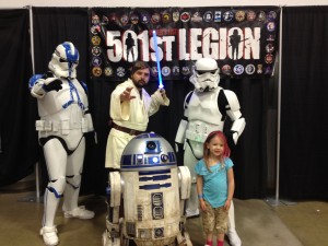 Eva with some of the 501st Legion