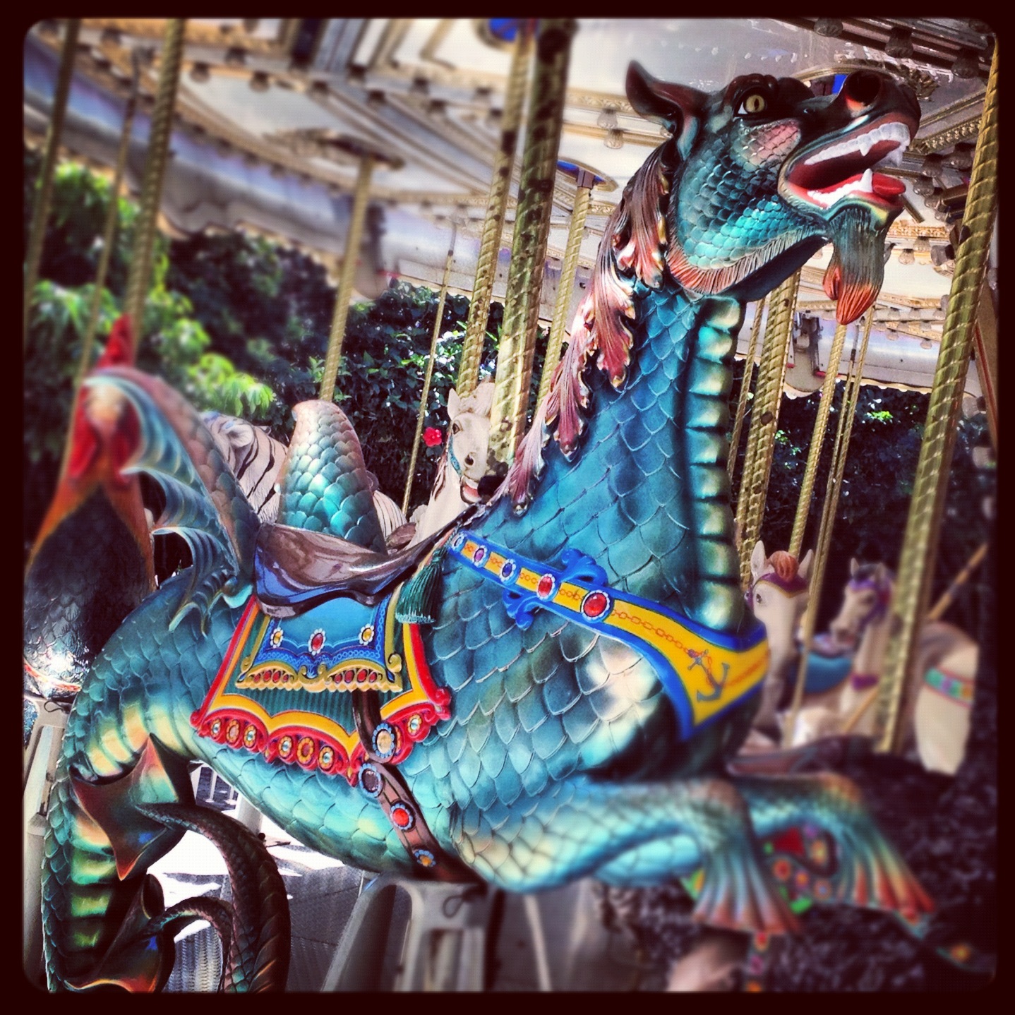 Sea Horse Dragon on the Carousel