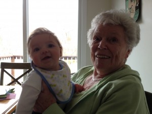 Andrew with Great Grandma