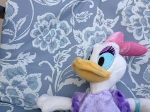 Daisy Duck gets a diagnosis from Doc Eva McStuffins
