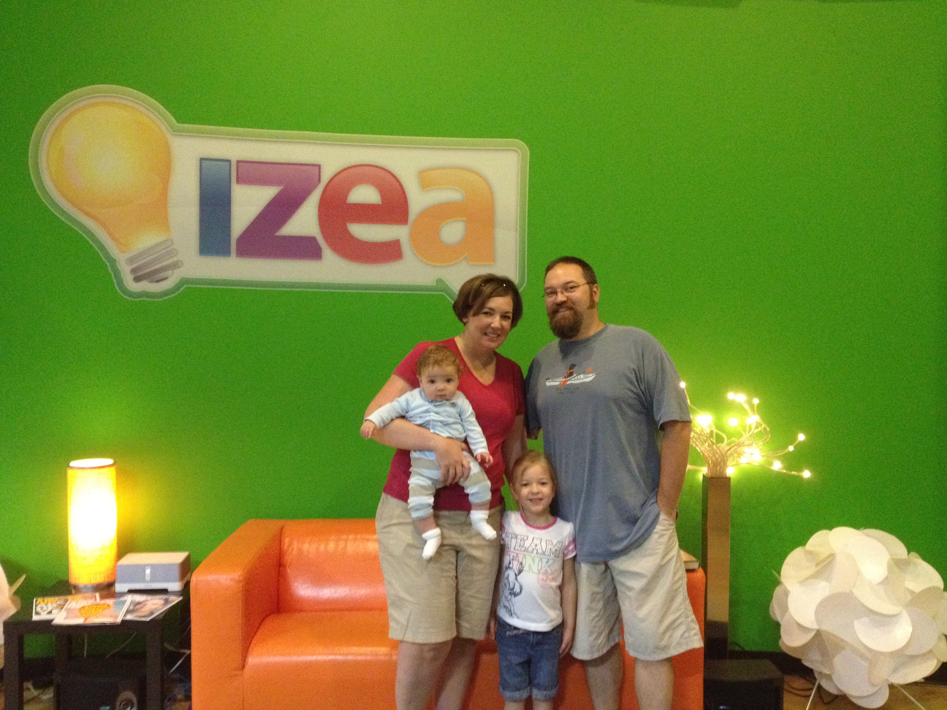 Family visit to IZEA
