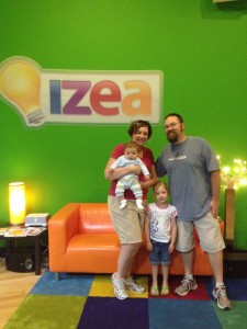 Family visit to IZEA