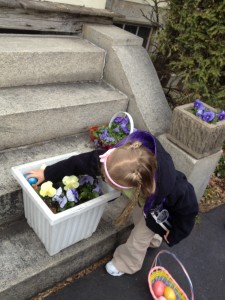 Eva Searching for Eggs