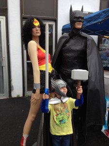 The Mighty Torunn with Wonder Woman and Batman!