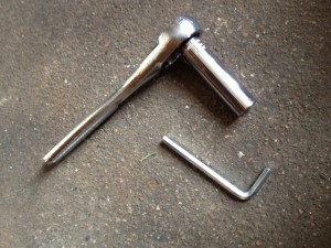 10mm Socket wrench and Allen Wrench - Only two tools I needed