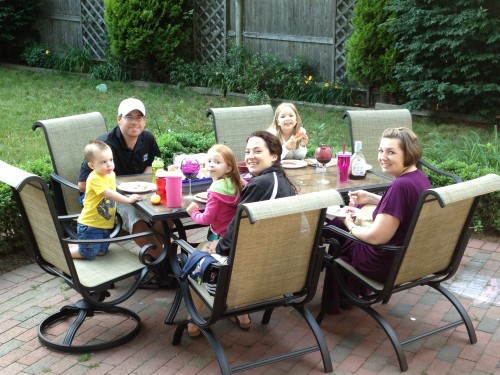 Enjoying a pre-Father's Day Patio Party thanks to #KmartOutdoor