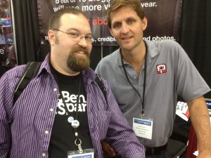 Me with Michael from RawPorter at BWENY 2012