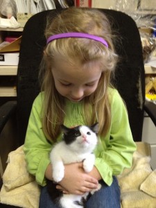 Eva with Kitty America