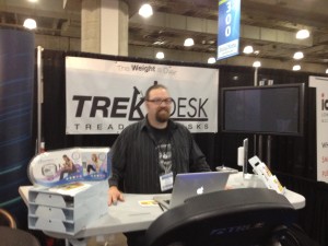 Testing out the TrekDesk