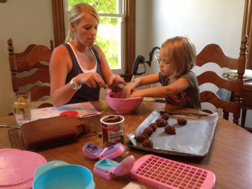 chocolate cake balls