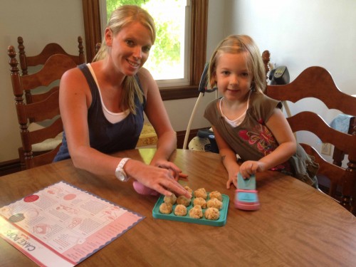 rolling cake balls