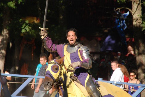 The jouster we cheered for