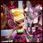 At #timetoplay Tinkerbell can recognize color (Think Lite Sprites Tech) and the color changes her wing color. Notice Cinderella's Evil Stepmother in the background. Part of an exclusive #Disney store set that includes the Wicked Stepsisters too.