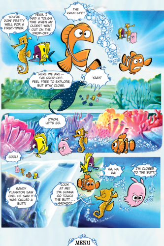 The Finding Nemo digital comic