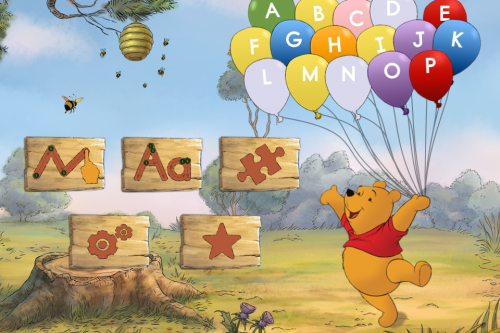  Letters with Pooh, from Disney Learning
