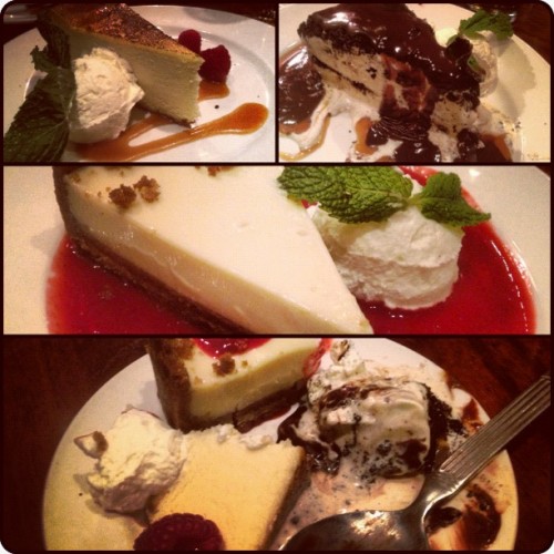 Desserts at Not Your Average Joe's