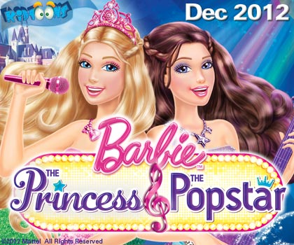 Free BOGO Ticket – December’s Kidtoons – Barbie™ The Princess and The Pop Star