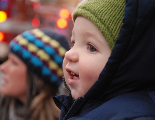 Andrew Loving the Parade