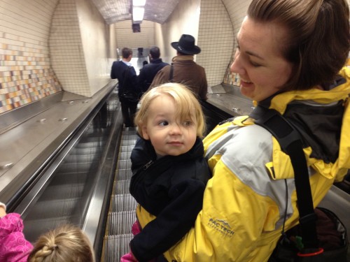 Andrew Making Friends on the Subway