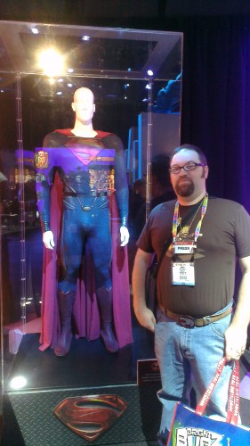 With the Man of Steel Costume