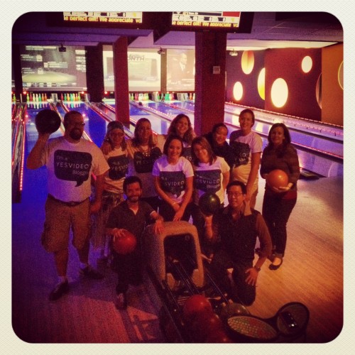 The YesVideo Bloggers Bowling Team