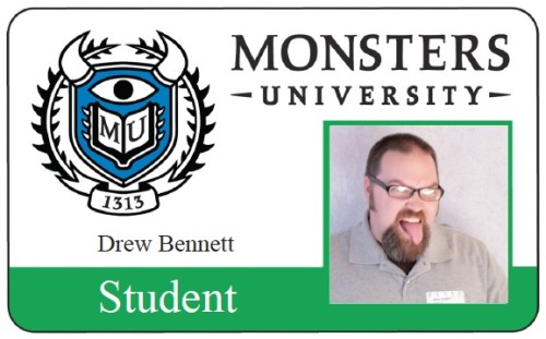 Monsters University ID Card