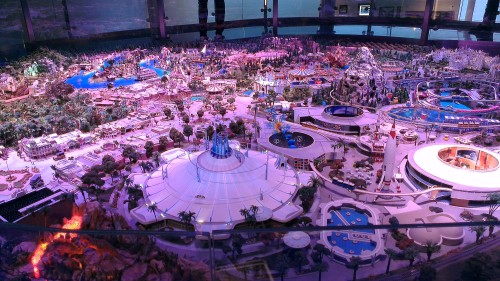 Scale Model of Disneyland according to Disney's vision