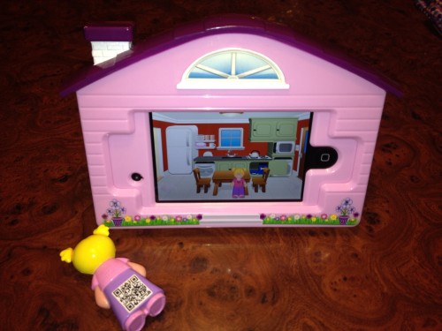 QR Code on Virtual Dollhouse doll.