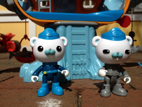 Two Captain Barnacles figures