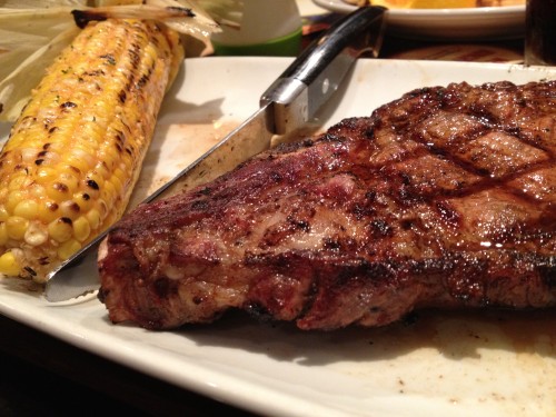 My Outlaw Ribeye and Fire-Grilled Corn on the Cob