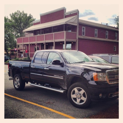 Parked out at the Eagle Brook Saloon