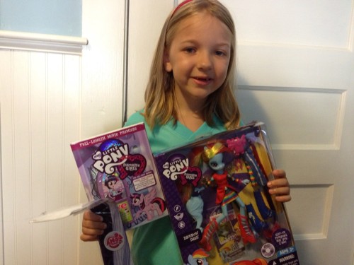 Eva with our Equestria Girls Care Package