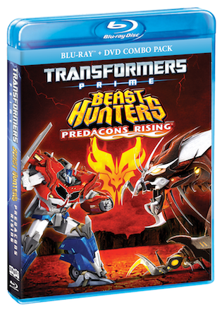 Transformers Prime Beast Hunters Predacons Rising on Blu-ray and DVD