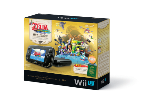 A new limited-edition Wii U bundle featuring The Legend of Zelda: The Wind Waker HD launches on Sept. 20 at a suggested retail price of $299.99. (Photo: Business Wire)