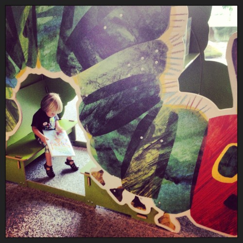 Andrew is a future Reader at the Eric Carle Museum